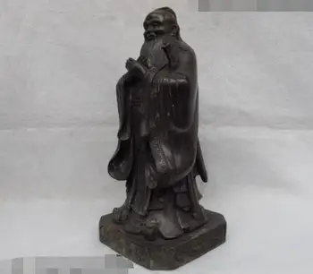 S02940 11 Chinese Folk Old Copper Bronze made famous Confucius Kong Zi Kong Qiu Statue
S02940 11 Chinese Folk Old Copper Bronze made famous Confucius Kong Zi Kong Qiu Statue