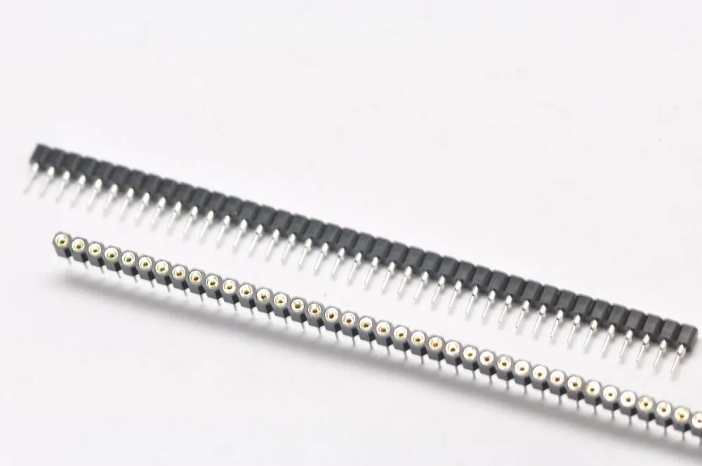 Single row round hole socket spacing 2.54MM 1 * 40P environmental protection (100pcs)
Single row round hole socket spacing 2.54MM 1 * 40P environmental protection (100pcs)