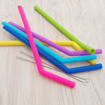 Food Grade Silicone Straws 25cm Length Bent Drinking Straws for Bar Home Reusable Drinking Straws/Brush
Food Grade Silicone Straws 25cm Length Bent Drinking Straws for Bar Home Reusable Drinking Straws/Brush