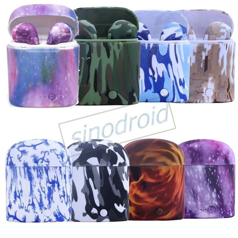 Mini i7S TWS Bluetooth 5.0 Military Style Sports Earphone Camo Color Wireless Outdoor Stereo In-ear Earbuds W/ Mic Charging Case
Mini i7S TWS Bluetooth 5.0 Military Style Sports Earphone Camo Color Wireless Outdoor Stereo In-ear Earbuds W/ Mic Charging Case