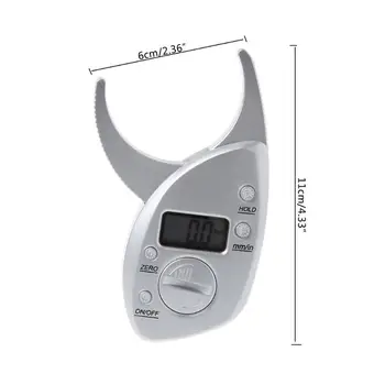 Body Fat Caliper Tester Scales Fitness Monitors Analyzer Digital Skinfold Slimming Measuring Instruments Electronic Fat Measure
Body Fat Caliper Tester Scales Fitness Monitors Analyzer Digital Skinfold Slimming Measuring Instruments Electronic Fat Measure