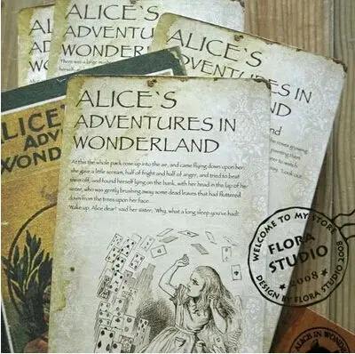 20pcs/lot NEW Vintage style Alice's Adventure in Wonderland post card set//Greeting Card/Christmas gift H007
20pcs/lot NEW Vintage style Alice's Adventure in Wonderland post card set//Greeting Card/Christmas gift H007