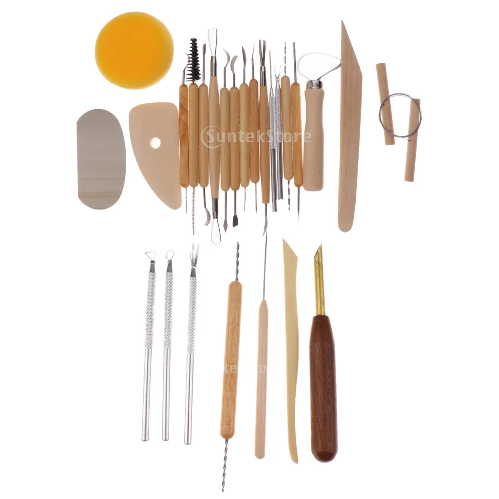 7Pcs/19Pcs Clay Sculpting Tools Pottery Carving Tool Set Pottery & Ceramics Modeling Clay Tools Arts & Crafts DIY Supplies
7Pcs/19Pcs Clay Sculpting Tools Pottery Carving Tool Set Pottery & Ceramics Modeling Clay Tools Arts & Crafts DIY Supplies