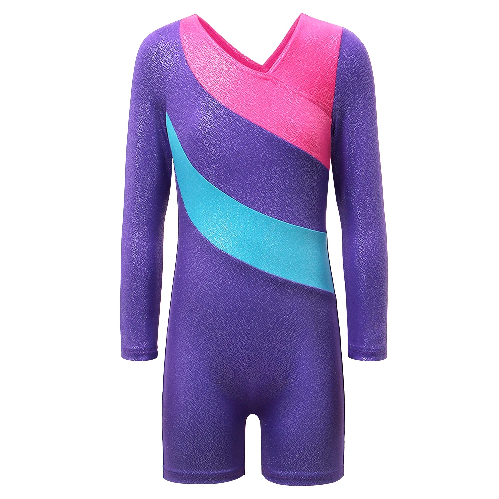 BAOHULU Teens Ballet Long Sleeve Spandex Purple Striped Ballet Gymnastics Leotards Girls Ballet Dress Clothing Kids Dance Wear
BAOHULU Teens Ballet Long Sleeve Spandex Purple Striped Ballet Gymnastics Leotards Girls Ballet Dress Clothing Kids Dance Wear