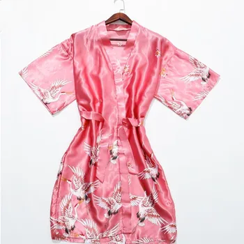 Summer Lady Wedding Bride Bridal Robe Dressing Grown Women Bridesmaid Nightdress Summer Kimono Bathrobe Sleepwear One Size
Summer Lady Wedding Bride Bridal Robe Dressing Grown Women Bridesmaid Nightdress Summer Kimono Bathrobe Sleepwear One Size