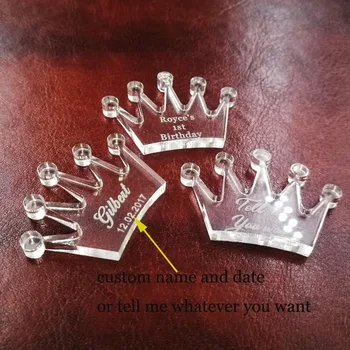 50PCS Personalized Clear Crown Custom Acrylic Table Centerpieces Decor Baby Shower Birthday Party Favors Presents Gifts Favors
50PCS Personalized Clear Crown Custom Acrylic Table Centerpieces Decor Baby Shower Birthday Party Favors Presents Gifts Favors