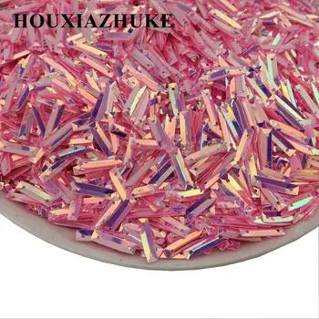 3*14 mm shining pink loose rectangle sequins with holes 1000 pcs per lot for bridal headwear or dress appliques decorations
3*14 mm shining pink loose rectangle sequins with holes 1000 pcs per lot for bridal headwear or dress appliques decorations
