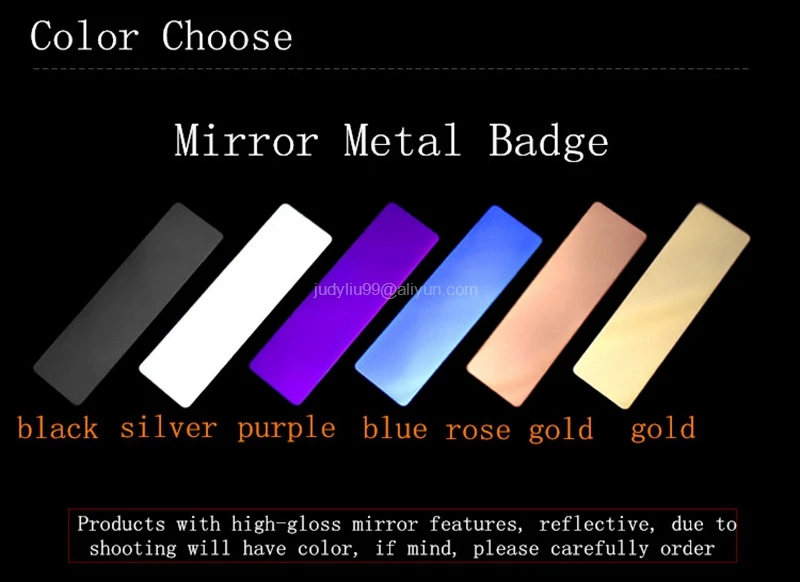 100pcs 70X20mm blank ( no print ) metal stainless steel name tag name mirror badge holder with nothing back, to Saudi Arabia
100pcs 70X20mm blank ( no print ) metal stainless steel name tag name mirror badge holder with nothing back, to Saudi Arabia