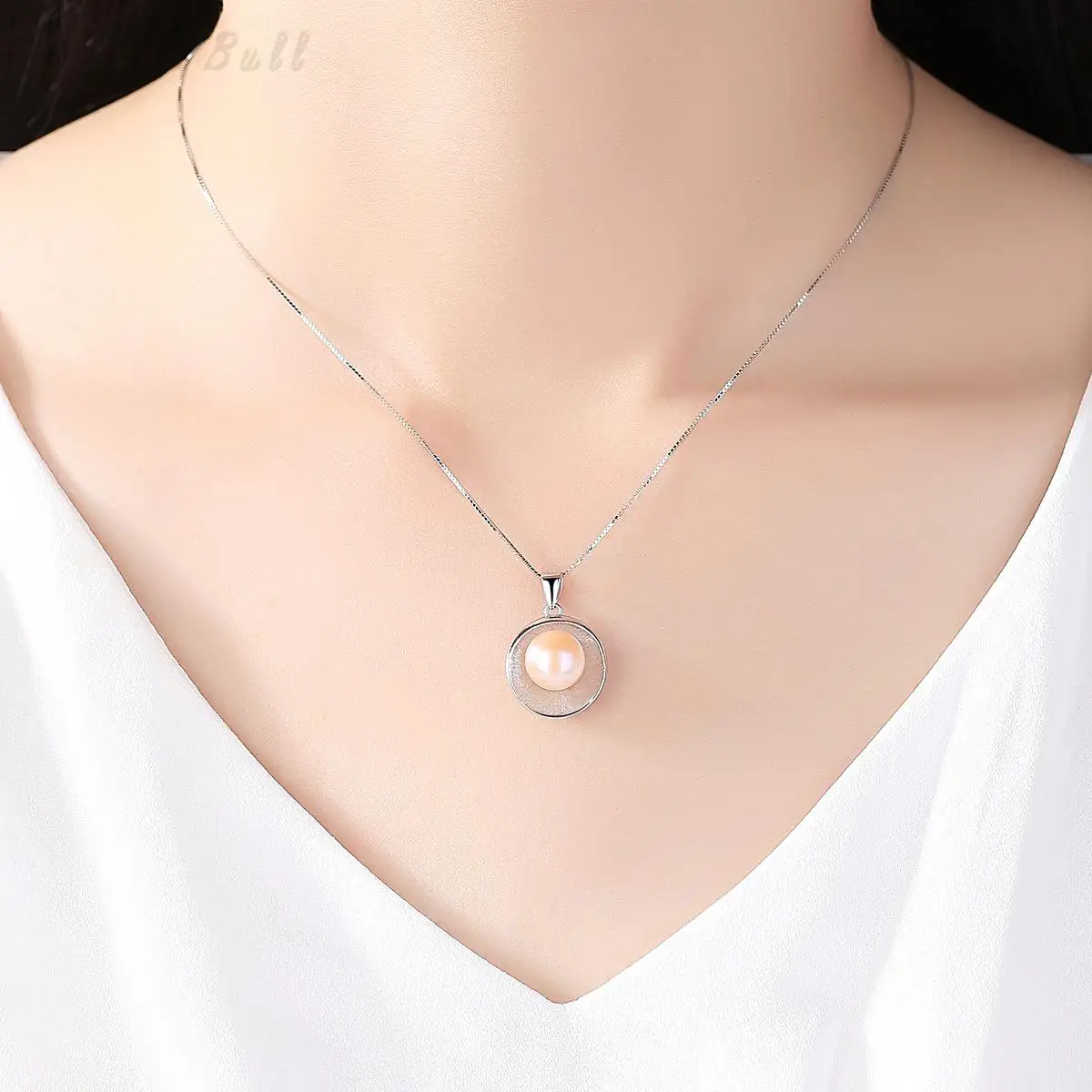 GB Sterling Silver S925 Nature Pearl Necklace Korean Type Box Chain Shell Shape Women Female Pendant Necklace Wholesale
GB Sterling Silver S925 Nature Pearl Necklace Korean Type Box Chain Shell Shape Women Female Pendant Necklace Wholesale