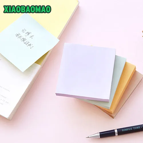 100 sheets color stick notes paper facilit N times posted total 76x76mm 76x102mm Memo Pad
100 sheets color stick notes paper facilit N times posted total 76x76mm 76x102mm Memo Pad