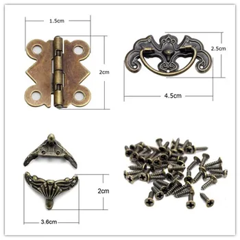Lucia Crafts Furniture Case Box Corners/Door Hinge 4 Holes Bronze Tone/Drawer Door Pull Handle Knob Hardware G1125
Lucia Crafts Furniture Case Box Corners/Door Hinge 4 Holes Bronze Tone/Drawer Door Pull Handle Knob Hardware G1125
