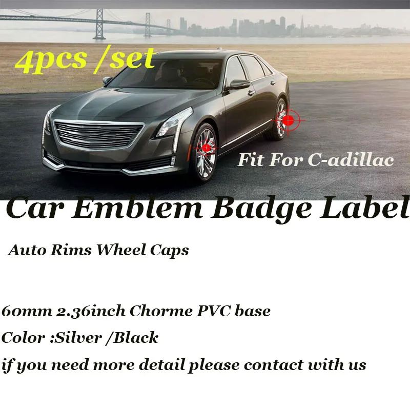 4PCS/SET For cadillac ATS BLS CTS Escalade EXT STS SLS SLR SRX XTS 60mm 2.36inch Car Emblem badge Rims Wheel Covers Label
4PCS/SET For cadillac ATS BLS CTS Escalade EXT STS SLS SLR SRX XTS 60mm 2.36inch Car Emblem badge Rims Wheel Covers Label