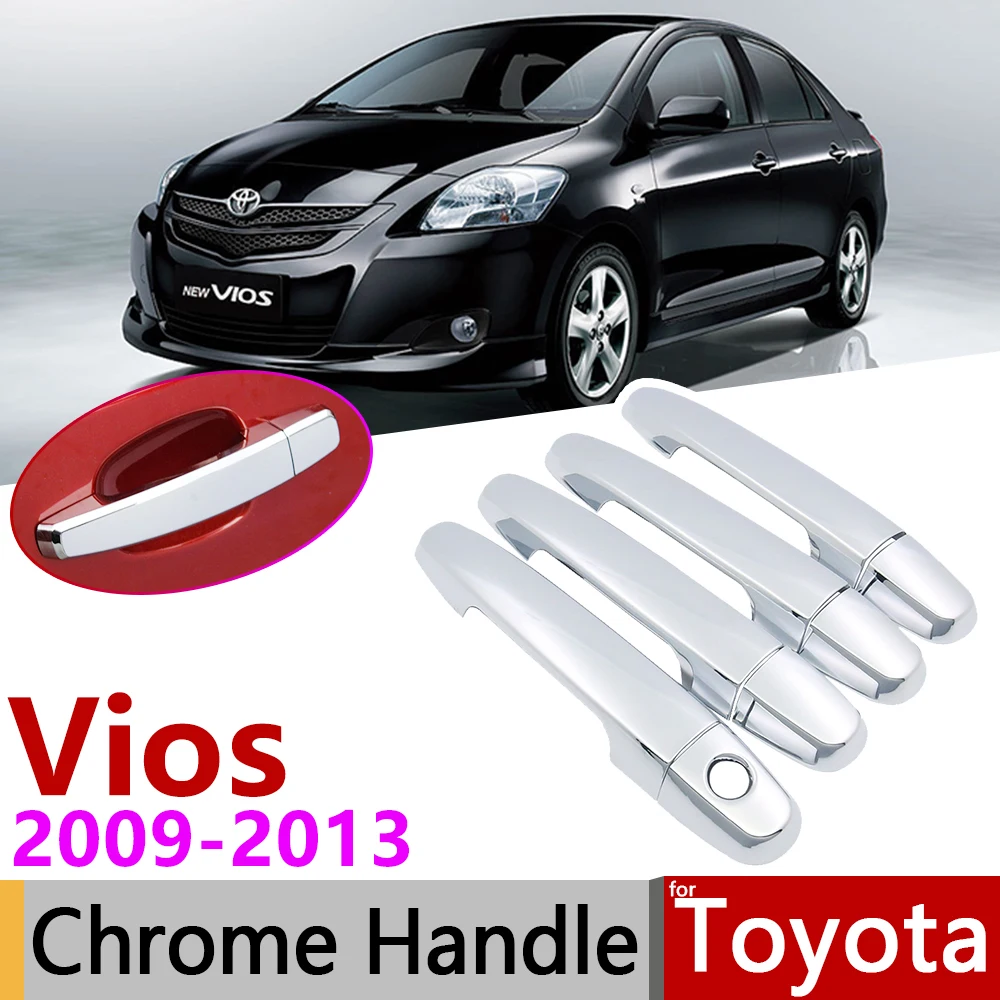 for Toyota Vios XP90 Limo 2009~2013 Chrome Exterior Door Handle Cover Car Accessories Stickers Trim Set of 4Door 2010 2011 2012
for Toyota Vios XP90 Limo 2009~2013 Chrome Exterior Door Handle Cover Car Accessories Stickers Trim Set of 4Door 2010 2011 2012
