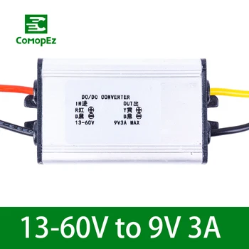 DC DC Converter 13-60V to 9V 3A IP68 Voltage Reducer Step Down Buck Module Converter Power Supply for Cars Trucks Solar Plane
DC DC Converter 13-60V to 9V 3A IP68 Voltage Reducer Step Down Buck Module Converter Power Supply for Cars Trucks Solar Plane