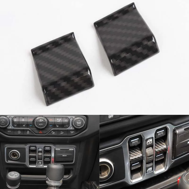YAQUICKA For Jeep Wrangler JL 2018 Up Car Accessories Console Window Lift Switch Sticker ABS Interior Car Decoration 2Pcs
YAQUICKA For Jeep Wrangler JL 2018 Up Car Accessories Console Window Lift Switch Sticker ABS Interior Car Decoration 2Pcs