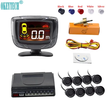 OkeyTech New Styling 8 Sensors 22mm Car LCD Display Parking Sensor Monitor Kit Auto Reverse Backup Radar Assistance Buzzer Alarm
OkeyTech New Styling 8 Sensors 22mm Car LCD Display Parking Sensor Monitor Kit Auto Reverse Backup Radar Assistance Buzzer Alarm