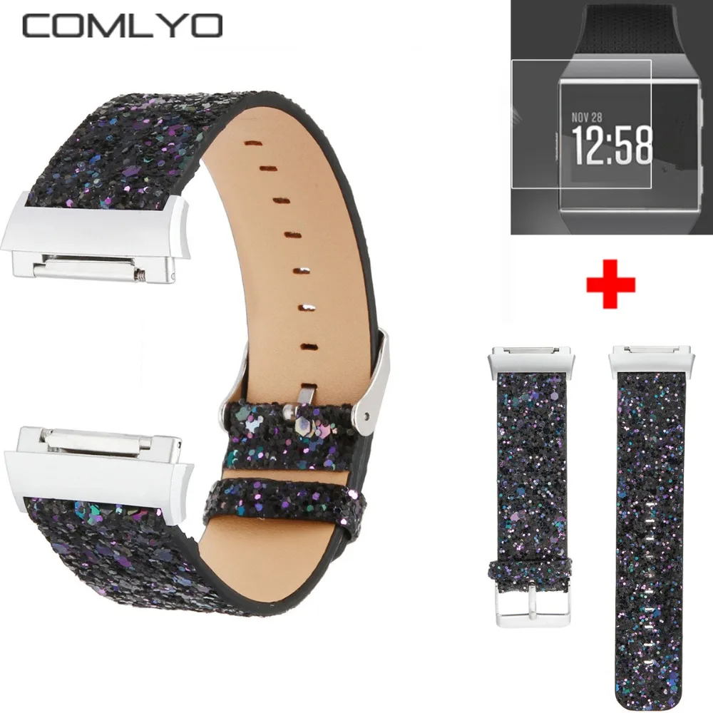 2 In1 COMLYO Genuine Leather Watch Wrist Band For Fitbit Ionic Strap Bracelet with Protective film For Fitbit Ionic Watchbands
2 In1 COMLYO Genuine Leather Watch Wrist Band For Fitbit Ionic Strap Bracelet with Protective film For Fitbit Ionic Watchbands