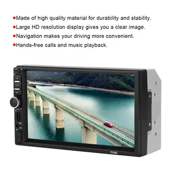 7Inch MP5 Player TF MP3 FM Radio Car Audio Bluetooth Driving Recorder Navigation View Camera 1024*600 Audio Format Plastic Metal
7Inch MP5 Player TF MP3 FM Radio Car Audio Bluetooth Driving Recorder Navigation View Camera 1024*600 Audio Format Plastic Metal