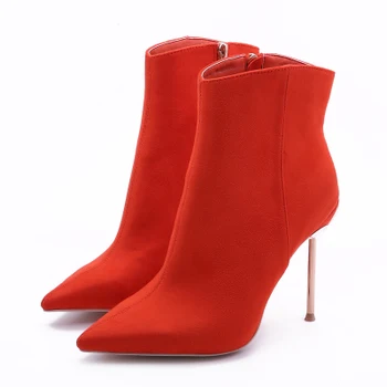 Nice Women Boots Winter Shoes Women High Heels Boots Women Brand Winter Boots With Fur Pointed Toe Metal Heel Boots B-11121
Nice Women Boots Winter Shoes Women High Heels Boots Women Brand Winter Boots With Fur Pointed Toe Metal Heel Boots B-11121