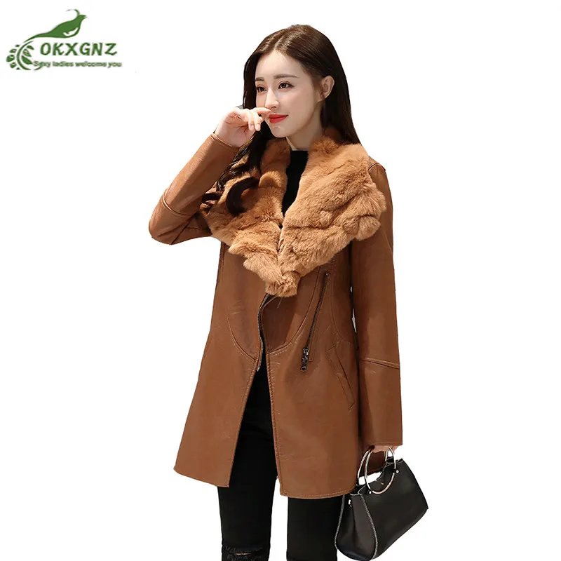 High quality leather jacket coat women winter new sheepskin fur one large size increase velvet thickening windbreaker OKXGNZ
High quality leather jacket coat women winter new sheepskin fur one large size increase velvet thickening windbreaker OKXGNZ