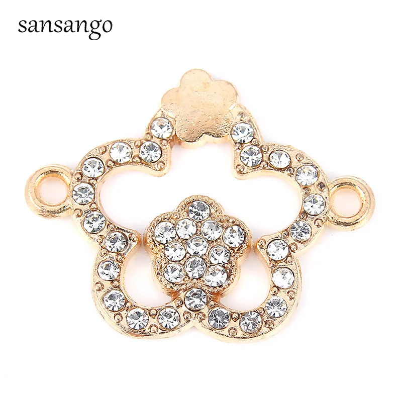 10pcs New Golden Crystal Plum Blossoms Connectors Charms Beads For Jewelry Making Accessories DIY Women's Necklace Bracelet Gift
10pcs New Golden Crystal Plum Blossoms Connectors Charms Beads For Jewelry Making Accessories DIY Women's Necklace Bracelet Gift