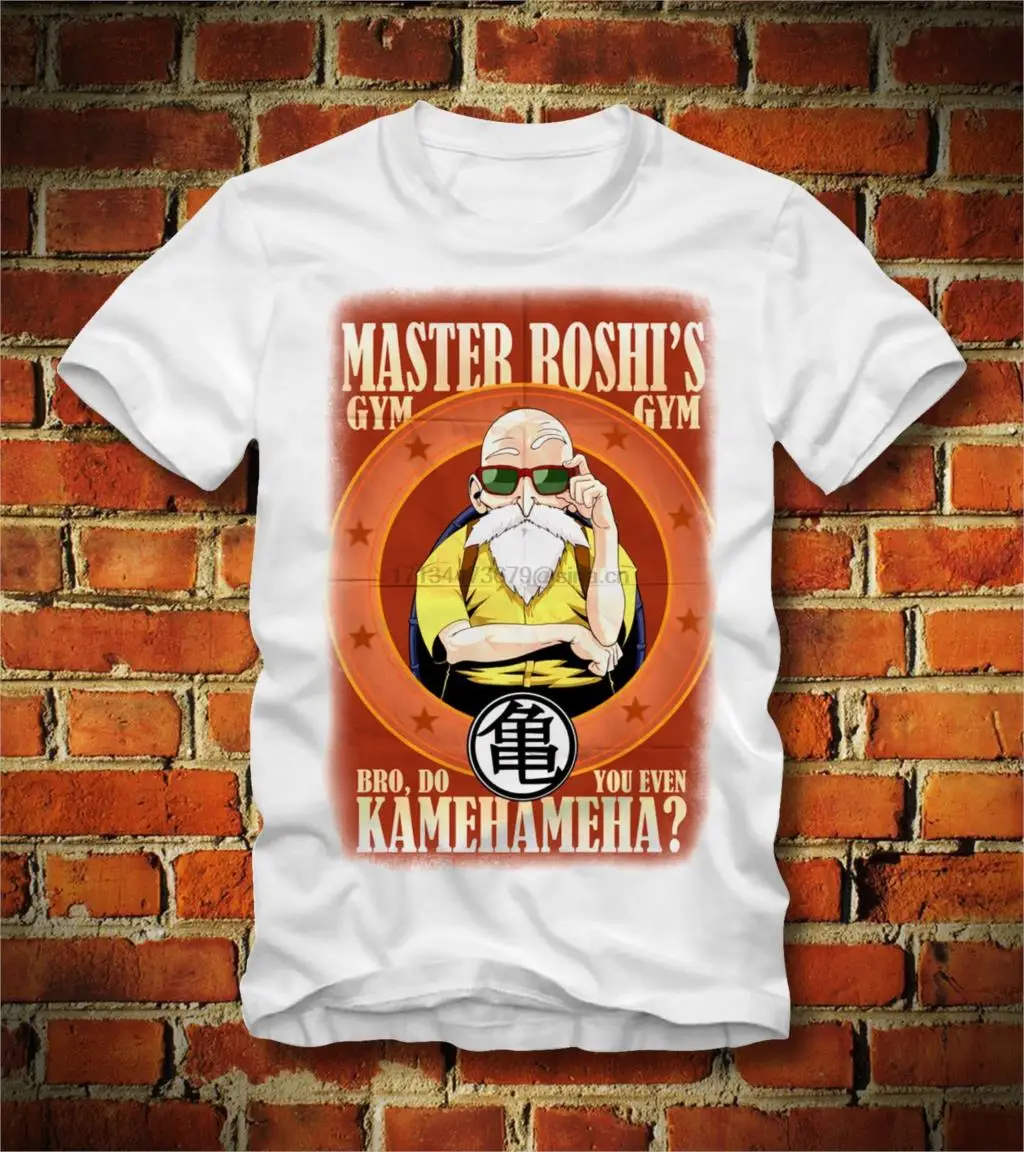 Летняя новая брендовая мужская футболка в стиле хип хоп повседневная MASTER ROSHI GYMER