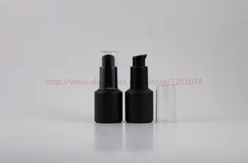 15ml black frosted glass bottle with black plastic pump,for lotion/essential oli/moisturizer/facial water/liquid cream
15ml black frosted glass bottle with black plastic pump,for lotion/essential oli/moisturizer/facial water/liquid cream