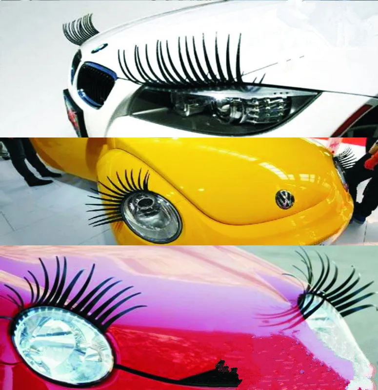 1 Pair Fashion Cute Car Styling Stickers Black Eyelashes Vehicle Headlight Decorative Sticker On Car Free Shipping
1 Pair Fashion Cute Car Styling Stickers Black Eyelashes Vehicle Headlight Decorative Sticker On Car Free Shipping