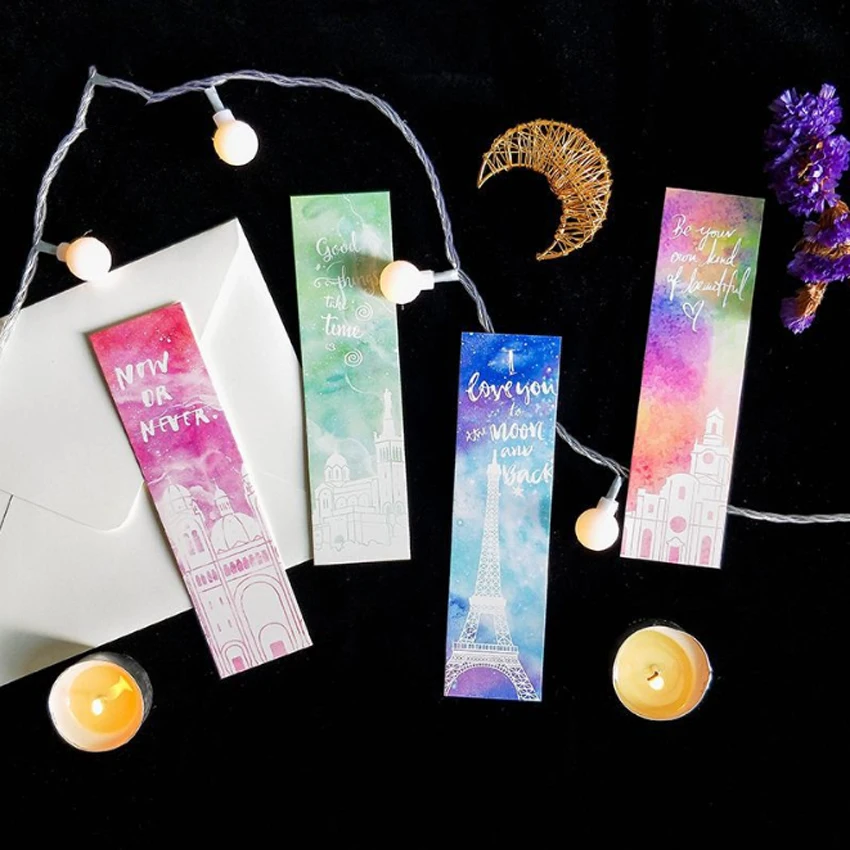 30Pcs/box Cute Dream Star Of City paper bookmark stationery bookmarks DIY Book Marks For Kids Gift Stationery
30Pcs/box Cute Dream Star Of City paper bookmark stationery bookmarks DIY Book Marks For Kids Gift Stationery