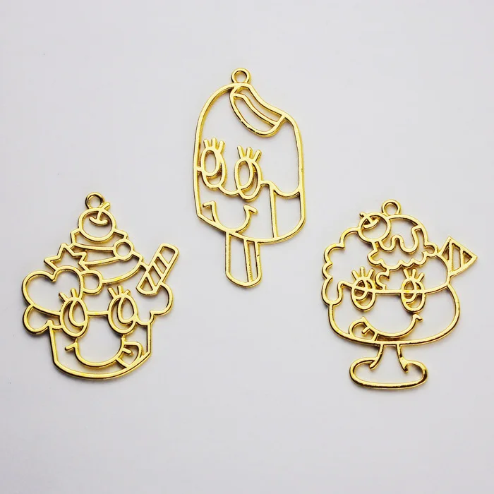 5pcs/lot Ice Cream Shaped Metal Frame UV Epoxy Resin Charm Gold Bezel Jewelry Making Tools Resin Bezel
5pcs/lot Ice Cream Shaped Metal Frame UV Epoxy Resin Charm Gold Bezel Jewelry Making Tools Resin Bezel