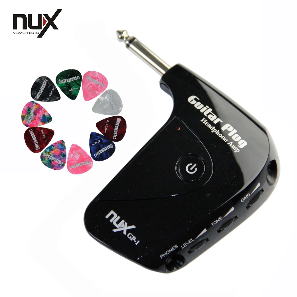 NUX GP-1 портативный гитарный разъем для наушников с классическим рок британским