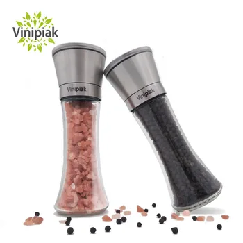 Vinipiak New 2 Pcs/Lot Salt and Pepper Mill Shakers Manual Adjustable Thickness Pepper Mill Kitchen Spice Grinder Ceramic Mill
Vinipiak New 2 Pcs/Lot Salt and Pepper Mill Shakers Manual Adjustable Thickness Pepper Mill Kitchen Spice Grinder Ceramic Mill