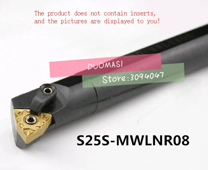 S25S-MWLNR08 25mm Lathe Cutting Tools CNC Turning Tool Lathe Machine Tools Internal Metal Lathe Tool Boring Bar Type MWLNR/L
S25S-MWLNR08 25mm Lathe Cutting Tools CNC Turning Tool Lathe Machine Tools Internal Metal Lathe Tool Boring Bar Type MWLNR/L