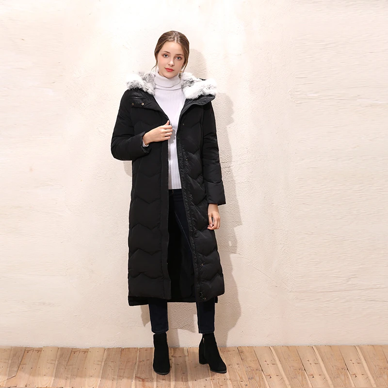 O1CN011JfEJarbg3AMpTe_!!6Women's Winter Jackets Hooded Long Down Jacket Detachable Rabbit Hair Doudoune Femme Hiver Black Women's Down Jacket 318312507 93681055 (6)