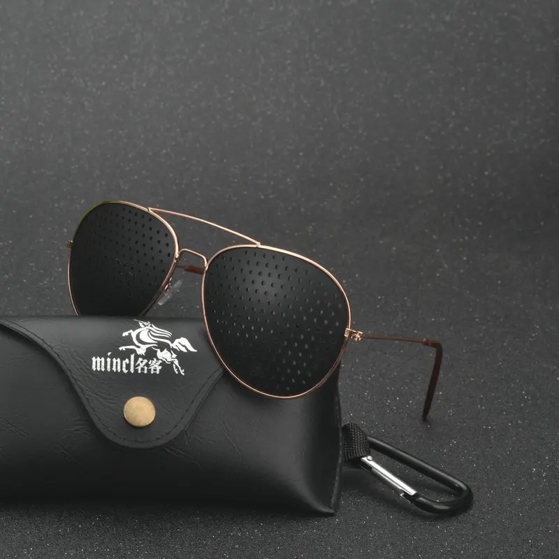 Black Unisex Vision Care Pin hole Eyeglasses Pinhole Glasses Eye Exercise Eyesight Improve NX
Black Unisex Vision Care Pin hole Eyeglasses Pinhole Glasses Eye Exercise Eyesight Improve NX
