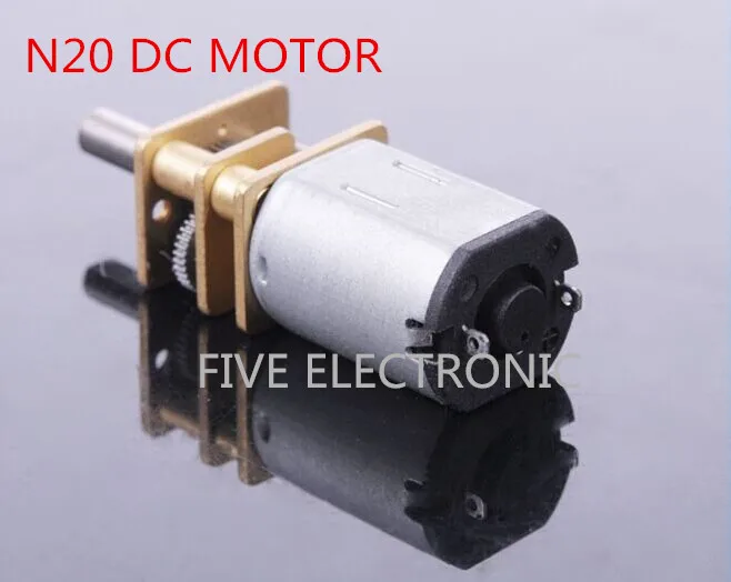 N20 6V ,1:1000 DC GEAR MOTOR,10/15/20RPM use for toy car \intelligent robot\model plane Reducer Motor with different RPM
N20 6V ,1:1000 DC GEAR MOTOR,10/15/20RPM use for toy car \intelligent robot\model plane Reducer Motor with different RPM