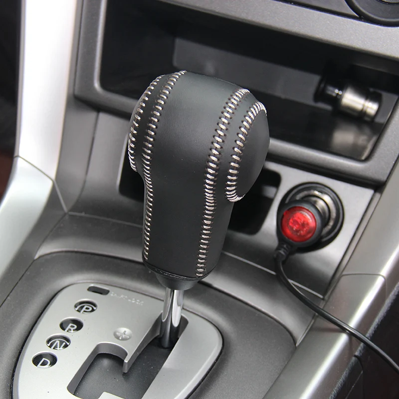 Interior Gear Shift Knob Cover Decoration Trim 2pcs for Nissan X-Trail 2008-2013