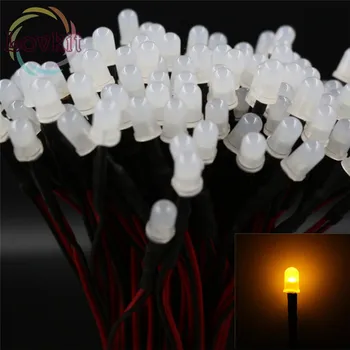50pcs 5mm Round top 12v Pre-Wired Diffused Yellow LED Emitting Diode For automotive Light Toy DC 20cm DIY Wholesale Hot SALE
50pcs 5mm Round top 12v Pre-Wired Diffused Yellow LED Emitting Diode For automotive Light Toy DC 20cm DIY Wholesale Hot SALE