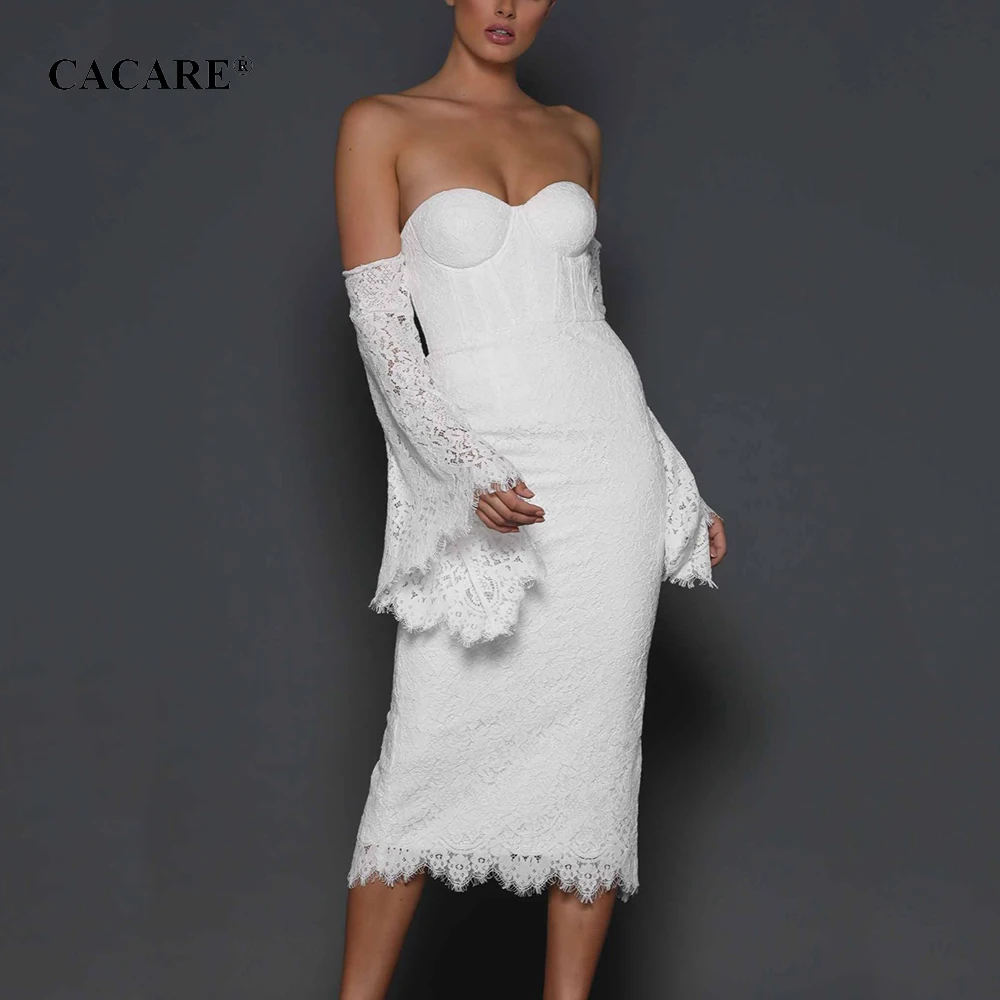 NEW Elegant Lace Dress Autumn 2018 Runway High Quality CHEAP Runway Party Dresses F0486 White Bell Sleeve Split Hem Off Shoulder
NEW Elegant Lace Dress Autumn 2018 Runway High Quality CHEAP Runway Party Dresses F0486 White Bell Sleeve Split Hem Off Shoulder