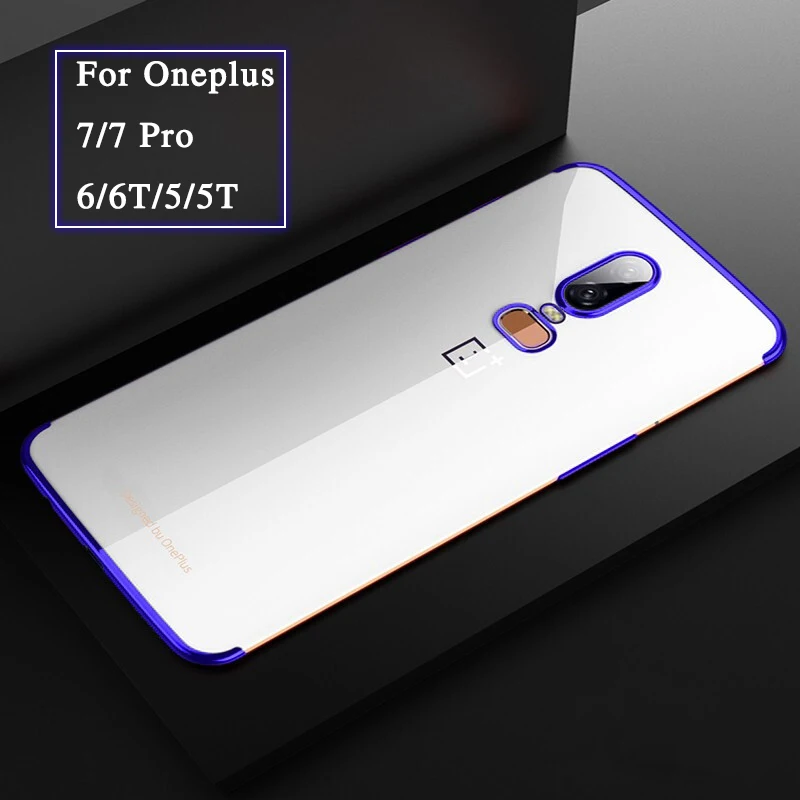 Силиконовое прозрачное покрытие мягкий чехол из ТПУ для Oneplus 7/7Pro /6/6T/5/5T