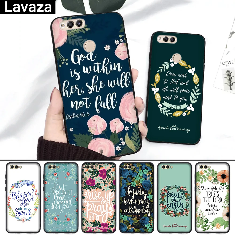 Lavaza Bible verse Christ Christian Flower Silicone Case for Huawei Honor 6A 7A 3GB Pro 7X 8 Lite 8X 8C 9 Note 10
Lavaza Bible verse Christ Christian Flower Silicone Case for Huawei Honor 6A 7A 3GB Pro 7X 8 Lite 8X 8C 9 Note 10
