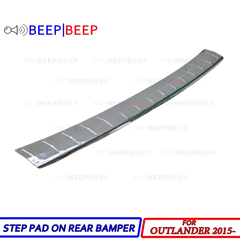 Scuff plate bumper for Mitsubishi Outlander 2015- rear guard stainless steel protection trim cover pad scuff sill car styling
Scuff plate bumper for Mitsubishi Outlander 2015- rear guard stainless steel protection trim cover pad scuff sill car styling