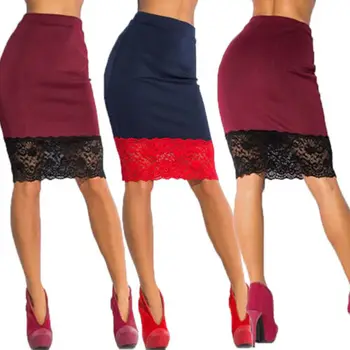 2019 Fashion Formal Lace Women Stretch Polyester High Waist Geometry Casual Bodycon Lace Knee Lenght Pencil Skirts
2019 Fashion Formal Lace Women Stretch Polyester High Waist Geometry Casual Bodycon Lace Knee Lenght Pencil Skirts