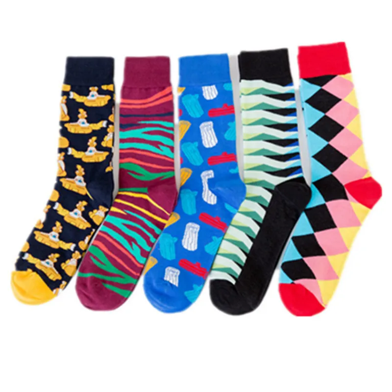 PEONFLY Combed Cotton Men's Socks Harajuku Colorful Happy Funny Submarine Long Warm Dress Socks for Male Wedding Christmas Gift
PEONFLY Combed Cotton Men's Socks Harajuku Colorful Happy Funny Submarine Long Warm Dress Socks for Male Wedding Christmas Gift