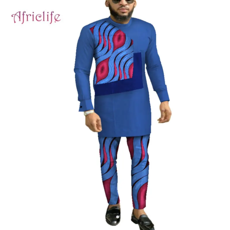 Suit for Man Italian African Print 2 pieces Men sets Dashiki Top and Trouser Set Plus Size Men Suits Trousers WYN883
Suit for Man Italian African Print 2 pieces Men sets Dashiki Top and Trouser Set Plus Size Men Suits Trousers WYN883