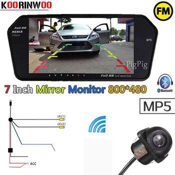Koorinwoo Wireless 7inch Car Monitor Mirror Screen TF USB Slot Bluetooth MP5 FM Media For Car Rearview camera Parking Assistance
Koorinwoo Wireless 7inch Car Monitor Mirror Screen TF USB Slot Bluetooth MP5 FM Media For Car Rearview camera Parking Assistance
