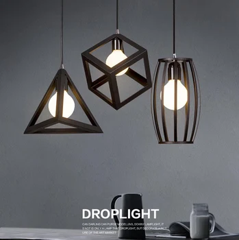 Vintage retro pendant lights LED lamp metal cube cage lampshade lighting hanging light fixture HM33
Vintage retro pendant lights LED lamp metal cube cage lampshade lighting hanging light fixture HM33