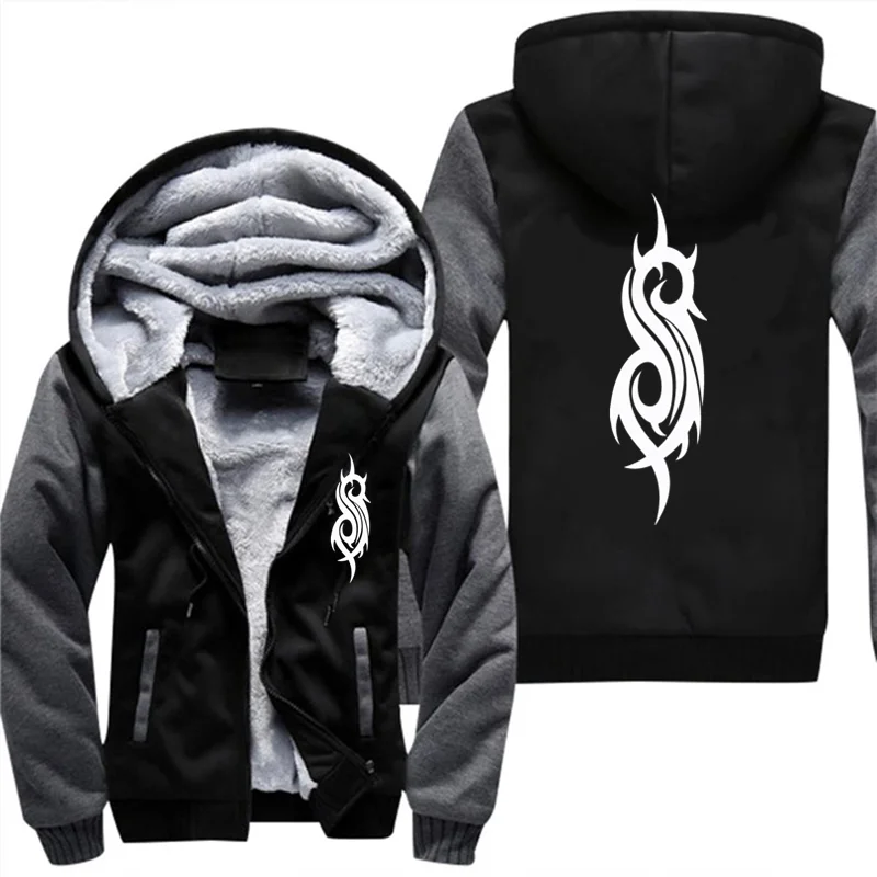 Mens Winter Thicken Hooded Sweatshirts Men Slipknot Rock Band Music Casual Wool Liner Brand Tracksuits Hip Hop Fashion Jackets
Mens Winter Thicken Hooded Sweatshirts Men Slipknot Rock Band Music Casual Wool Liner Brand Tracksuits Hip Hop Fashion Jackets