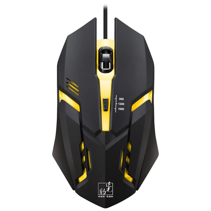 VOBERRY Cable Mouse LED 4 Button 1600 DPI Sensitivity Optical USB Human Engineering Design Game Mouse
VOBERRY Cable Mouse LED 4 Button 1600 DPI Sensitivity Optical USB Human Engineering Design Game Mouse