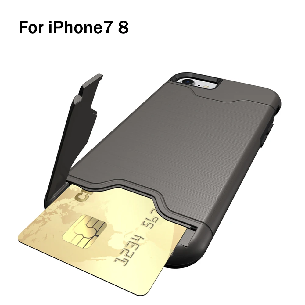 Luxury 2 in 1 Armor Case Cover For iPhone 7 8 Case Hidden Slide Card Slot Stand Holder Phone Case For iPhone 7 8
Luxury 2 in 1 Armor Case Cover For iPhone 7 8 Case Hidden Slide Card Slot Stand Holder Phone Case For iPhone 7 8